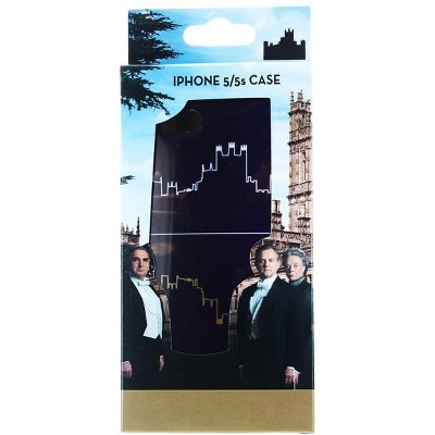 Se7en20 Downton Abbey Purple Abbey Silhouette iPhone 5/5s Hard Snap Case