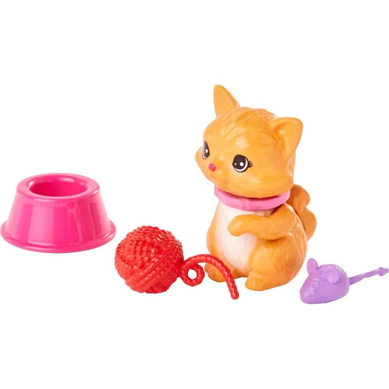 Barbie Pet and Accessories Set Kitten with Motion and 10 Plus pc, 4 of 7