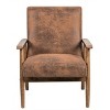 NicBex Mid-Century Modern Accent Chair Upholstered Living Room Chair Armchair Comfy Chair Lounge Chair for Bedroom - 3 of 4