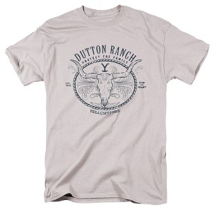 Yellowstone One Color Protect The Family Adult T-Shirt Silver - 1 of 4