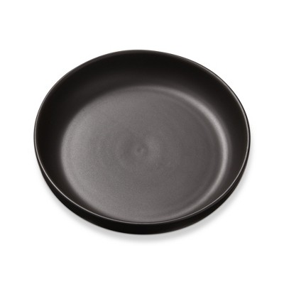 TAG Logan Dinner Serving Bowl Stoneware Dishwasher Safe Black, 9 inch, 41 oz, Set 4