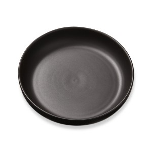 TAG Logan Dinner Serving Bowl Stoneware Dishwasher Safe Black 9 inch 41 oz Set 4 - 1 of 3