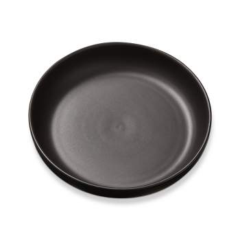 TAG Logan Dinner Serving Bowl Stoneware Dishwasher Safe Black, 9 inch, 41 oz,