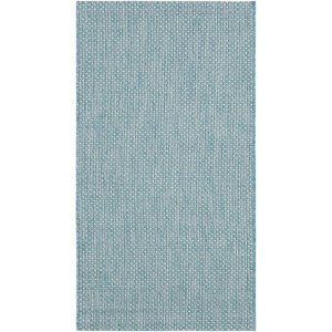 Courtyard CY8521 UV & Stain Resistant Non-Shedding Power Loomed Indoor/Outdoor Rugs - Safavieh - 1 of 4