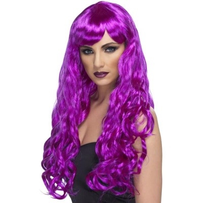 long curly costume wig