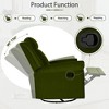 Lyngins Modern Upholstered Recliner Chair with Wing Back & Footrest,Armchair Accent Chair for Living Room,Bedroom - 4 of 4