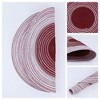 REGALWOVEN Rattan Indoor Outdoor Wipe Clean Kitchen Table Placemats 14 x 14 Inch 6 Pcs - 2 of 4