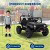 24V Ride on Car with Remote Control, 2 Seater Ride on Toy for Kids, Kids Electric Vehicles, Spring Suspension - 2 of 4