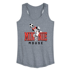 Women's - Disney - Minnie Name Soccer Graphic Racerback Tank - 1 of 4