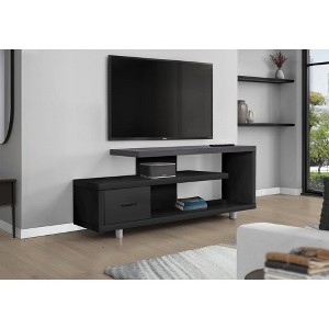 Sapphtopaz Modern TV Stand for TVs Up to 69" 3-Levels Open Shelves Media Entertainment Center with Storage Drawer TV Stands for Living Room - 1 of 4