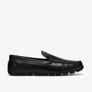 Clarks Mens Corsley Plain Black Leather Shoes 10 Medium