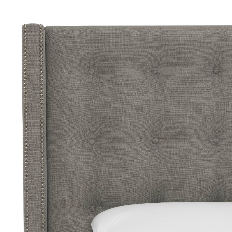 Skyline Furniture Nail Button Tufted Wingback Headboard, 5 of 8