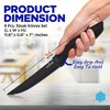 NutriChef 8-Piece Steak Knives Set with Non-Stick Coating and Stainless Steel Blades - image 2 of 3