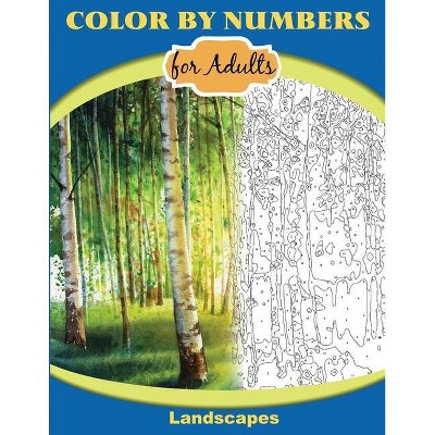 Color by Numbers for Adults - by  Inneract Studio (Paperback)