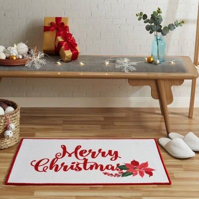 Popular Christmas Dog Holiday Accent Rug