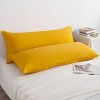 2 Pack Brushed Microfiber Body Pillowcases, Super Soft Body Pillow Cover with Envelope Closure - NTBAY - 3 of 4