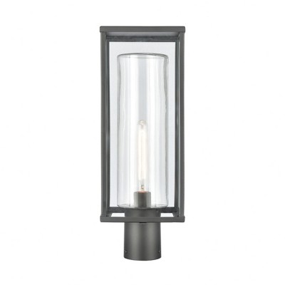 Elk Home Augusta 1 - Light Post Light in  Matte Black