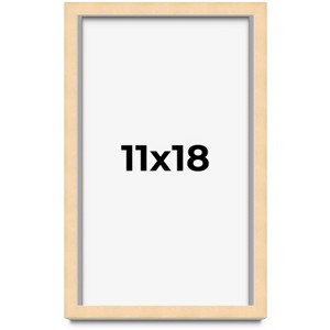 PosterPalooza | Classic Modern Yellow Picture Frame - UV Acrylic, Foam Board Backing, Hanging Hardware - 1 of 4