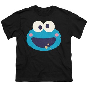 Boys' Sesame Street Cookie Monster Kawaii Face T-Shirt - 1 of 4