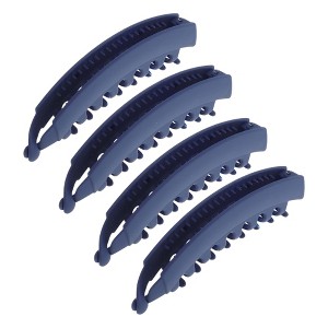 Unique Bargains Women's Fashion Banana Hair Clips 4 Pcs - 1 of 4
