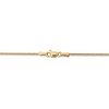 Black Bow Jewelry 1.3mm 14k Yellow Gold Solid Round Snake Chain Necklace - 4 of 4