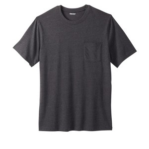 KingSize Shrink-Less Lightweight Pocket Crewneck T-Shirt - 1 of 4