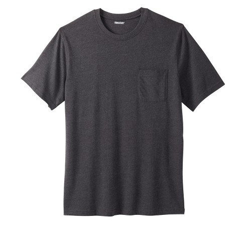 KingSize Shrink-Less Lightweight Pocket Crewneck T-Shirt - image 1 of 4