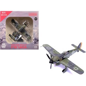 Focke-Wulf Fw 190A Aircraft "Black 13, 8./JG 2 Richthofen, France" (1943) German Luftwaffe 1/72 Diecast Model by Legion - 1 of 4