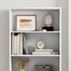 Industrial Large Bookcase, 71.4" Tall Bookcase with Doors, Freestanding Farmhouse Bookshelf with Storage Shelves, Home Storage Furniture - 3 of 4