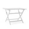 ?Vynxaria Positano 43.5'' Foldable Dining Table ¨C Stylish & Practical Outdoor Table - 4 of 4