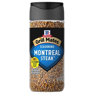 McCormick Grill Mates Less Sodium Montreal Steak - 3.18oz