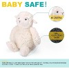 LotFancy Lamb Stuffed Animal, 12 in Lamb Plush Toys for Kids, White - 3 of 4