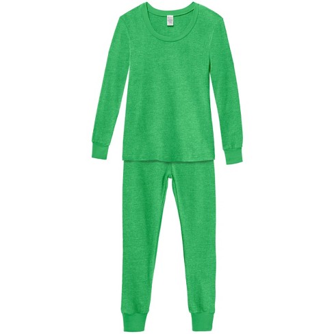 City Threads Girls Usa-made Soft & Cozy Thermal 2-piece Long Johns