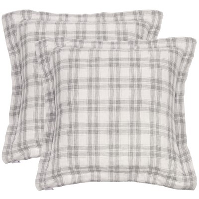 Macallister Plaid Euro Sham Set of 2 - Levtex Home