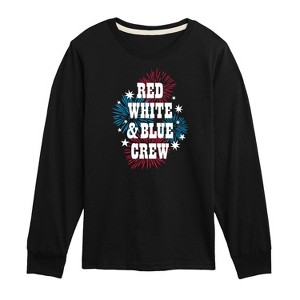 Boys' - Instant Message - Americana Long Sleeve Graphic T-Shirt - 1 of 4