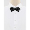 Allegra K Men's Pre-Tied Pointed Neck Strap Wedding Party Tuxedo Bow Ties - 2 of 4