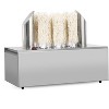 coucheta Wine Glass Polishing Machine, Silver Commercial Glass Polisher Electric Glass Polisher Machine Efficient Automatic Dryer with 8 Brushes - 3 of 4