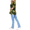 HAPPY BAY Button Down Shirt for Women Casual Holiday Summer Beach Party Collared Blouses Short Sleeve Button Up Tee Hawaiian Shirts - 3 of 4