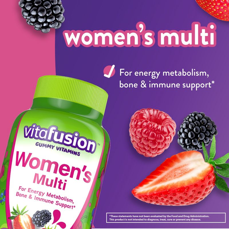 Vitafusion Women&#39;s Multivitamin Gummies - Berry - 150ct, 4 of 13