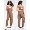 EXLURA Womens Casual Summer Jumpsuits Denim Trendy Fashion Overalls with Pockets - 4 of 4