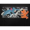 Tom & Jerry Chalk Art Men's Black T-shirt - 2 of 3