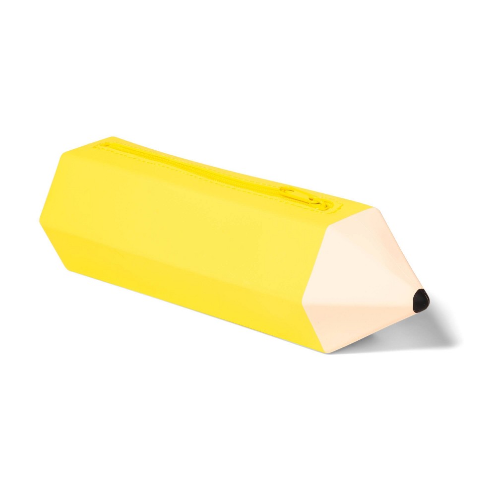 Jelly Pencil Shaped Pencil Pouch Light Yellow - up & up™