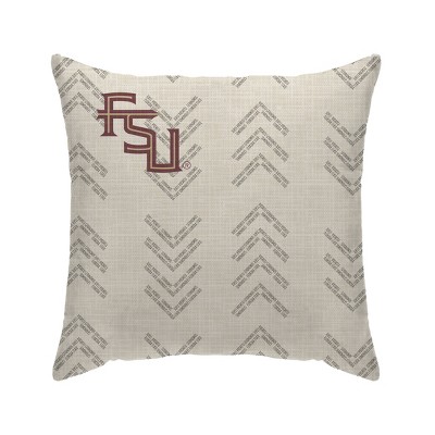 NCAA Florida State Seminoles Wordmark Decorative Throw Pillow