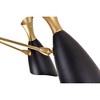 CWI Lighting Rolin 12 Light Down Chandelier With Matte Black & Satin Gold Finish - 2 of 4