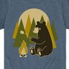 Boys' - Instant Message - Bear Roasting Marshmallows Short Sleeve Graphic T-Shirt - 2 of 4