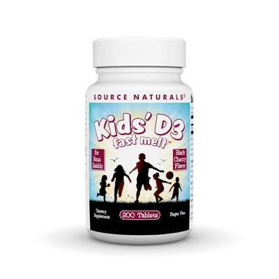 Kids D-3 400 IU by Source Naturals, Inc.  -  200 Sublingual Tablet