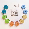 Hair Essentials 3 -Pack Mini Flower Hair Claw Clips - 30-Piece Set, Small and Lightweight, Vibrant Colors for Everyday Hair Styling, 30pcs - 3 of 3