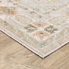 Captiv8e Designs Clara Textural Distressed Traditional Beige/Blue Rug - 3 of 4