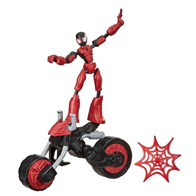 Marvel Bend and Flex, Flex Rider Spider-Man and 2-In-1 Motorcycle