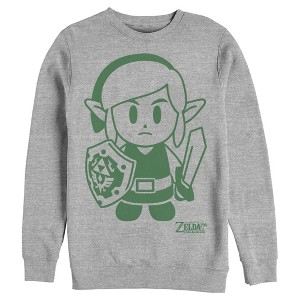 Men's Nintendo Legend of Zelda Link's Awakening Sleek Avatar Sweatshirt - 1 of 3
